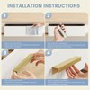 Peaha 10 Pack Self Adhesive Cabinet pulls 5 inch Gold