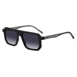 HUGO Men's Hg 1312/S Sunglasses, Black, 53/17/145, black