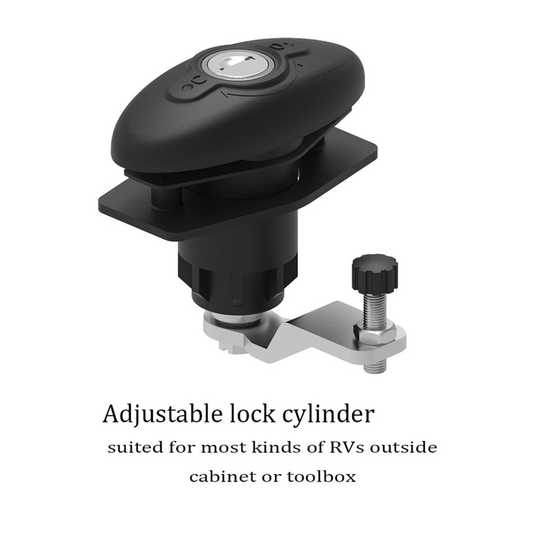 RV Lock,T-Handle Lock Kit with Keys,Motorhome Locks Garage Door Lock