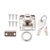 Lock Zinc Alloy Durable Furniture Drawer Locks Reusable Safe Display