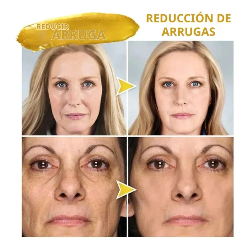 Máscara Exfoliante Gold Foil Facial Dorada Antienve