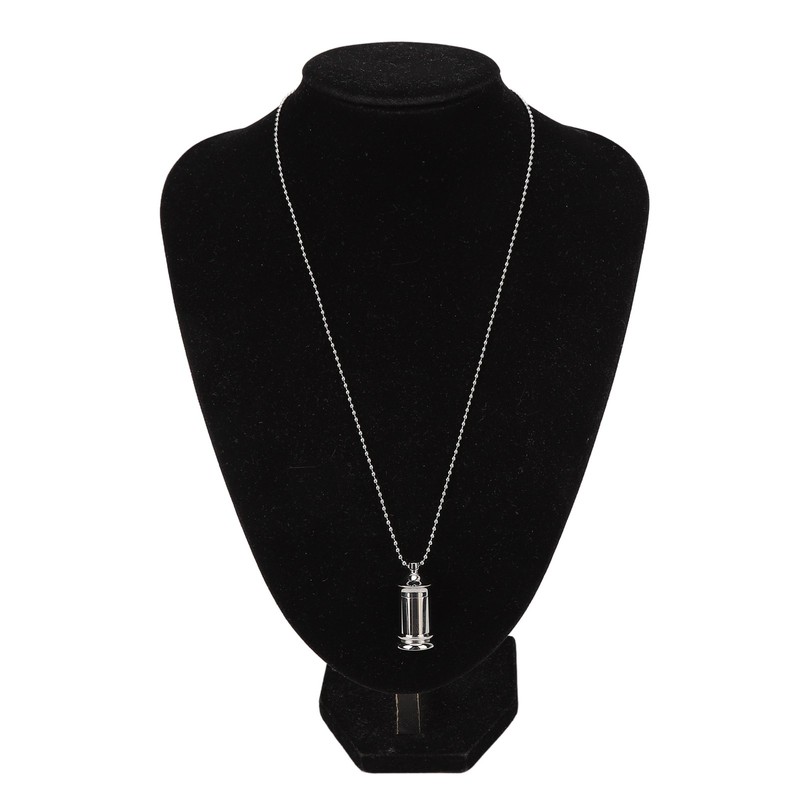 Ashes Necklace Perfume Pendant Pet Cremation Jewelry Titanium Steel Tower