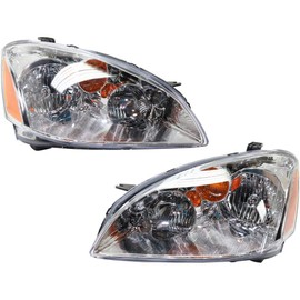 For 2002-2004 Nissan Altima Headlight Driver and Passenger Side DOT Certified w/Bulbs NI2502142 NI2503142