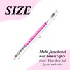4 Pieces Of Double-Head Manicure Tools, Nail Smudge Brush, Multi-Function