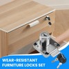 SDTC Tech Drawer Lock with Keys and Matching Screws for
