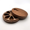 Wooden 7 Days Pill Box (Solid Walnut - Engraved)