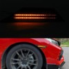 Riloer Smoked Lens Amber Sequential Turn Signal Blinker Lamp, Compatible