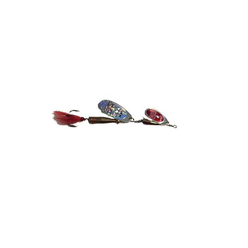 Dam Tandem Dressed Spinner silver red 10 g