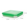 Square Lunch Container, 3 Compartments