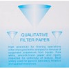 KING SCIENTIFIC Laboratory Filter Paper 110MM, Paper, 100 Pieces
