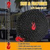 SENKEYFE 1/4" Tow Chain-G80 Binder Chain with G70 Clevis Grab