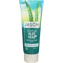 JASON Gel hidratante calmante 98% Aloe Vera (certificado IASC), tubo de 4 onzas