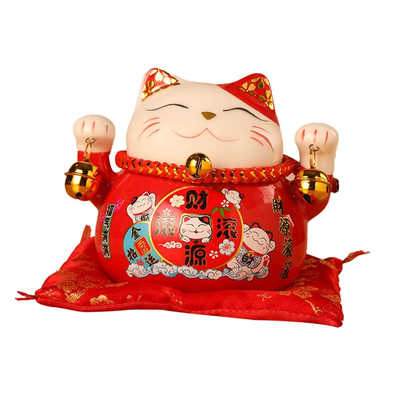 Lucky Cat Coin Bank 4.5in Exquisite Cute Bring Luck Good