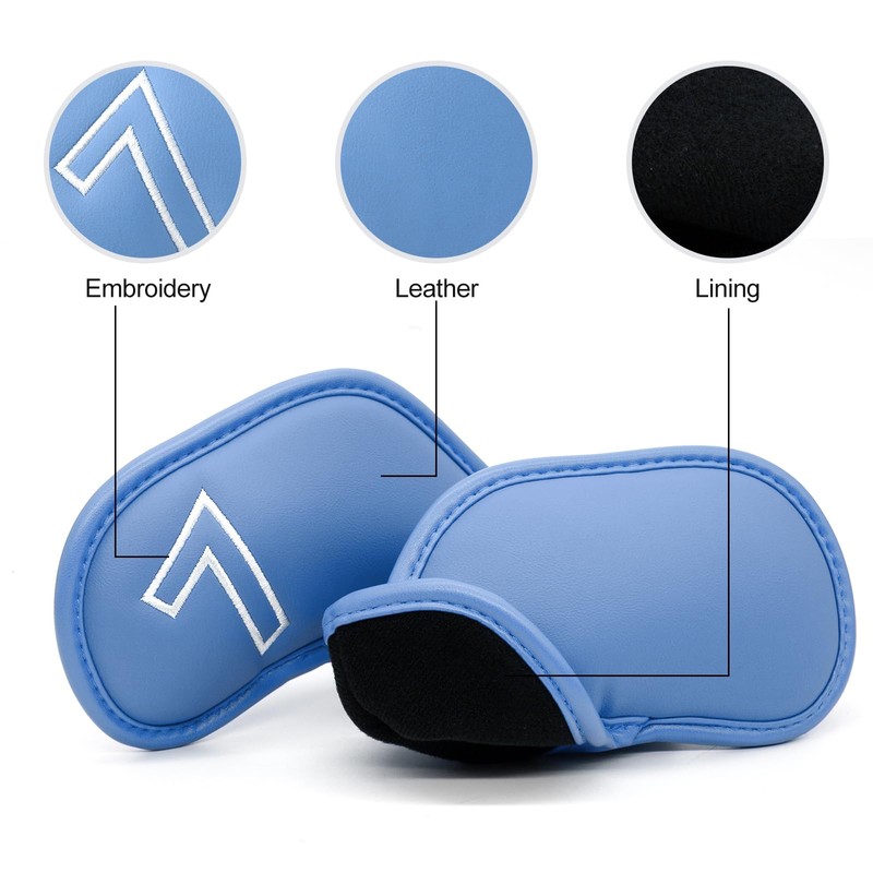 Golf Iron Covers Set of 9, Golf Headcovers for Irons