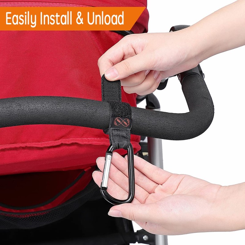 Buggy Clips, Multipurpose Buggy Hooks Pram Clips for Changing Bag