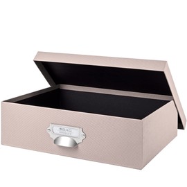 Rössler S.O.H.O. A4 Paper Box with Index Holder and Handle - Powder
