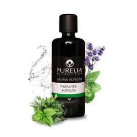 PURELIA Sauna Infusion Concentrate 7 Herbs 100 ml Natural Sauna Infusion Pure Essential Oils