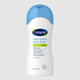 Cetaphil Ultra Gentle Body Wash, Refreshing Scent, 16.9 Ounce (Pack of 3)