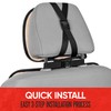Motor Trend LuxeFit Gray Seat Covers for Cars Trucks Van