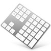 Teclado numérico Bluetooth recargable, de aluminio de 34 teclas, teclado
