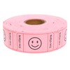 L LIKED 500 Raffle Tickets, Smile, Pink (6 Color Selection),