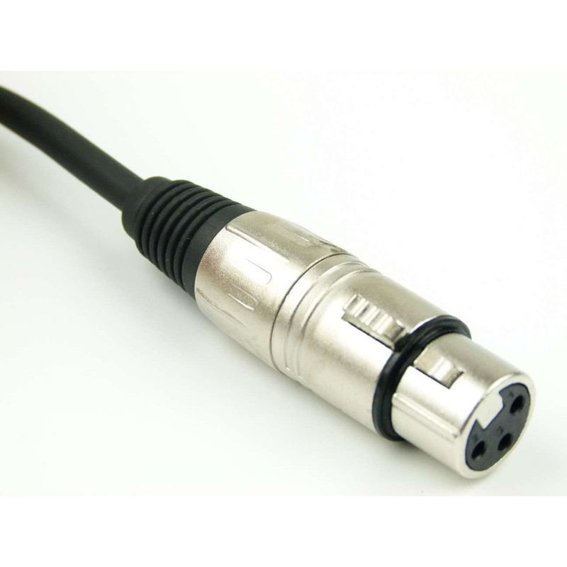 2x Adam Hall Cables 10 m Black K3MMF1000 Microphone Cable