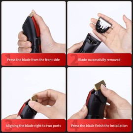 Hair Clippers Men Cordless Adjustable Blade 7 Limited Comb Cape