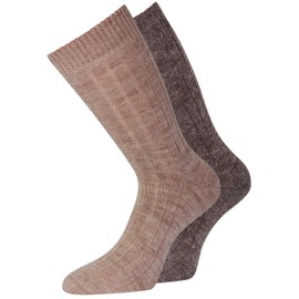 Alpaca Socks Thin Knitted Warm Wool Socks Women Men, brown