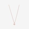 [Exclusive] Gold & Deer 14KGP Tear Drop Cubic Necklace White