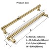 khtumeware Appliance Pulls Champagne Bronze 18 Inch(457mm) Center to Center