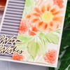 BAOFALI 3D Embossing Folder for Card Making Texture Fades Blossom