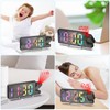 AMIR Projection Alarm Clock for Bedroom, 7.9 in Projector Clock