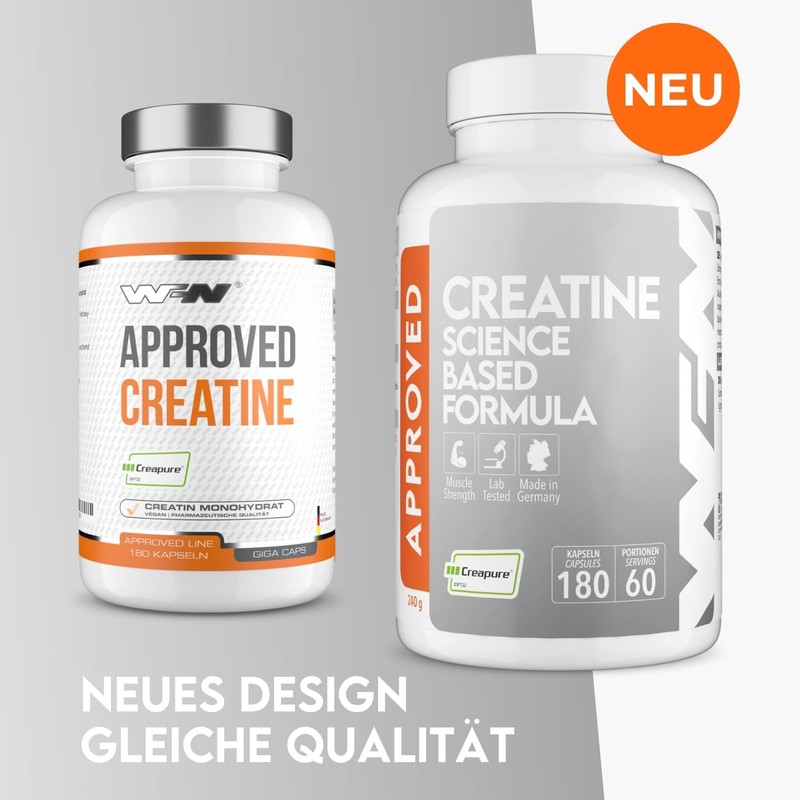 WFN Approved Creatine - Creapure - Creatine Monohydrate Powder -