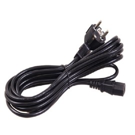 Maclean MCTV-801 Power Cable Protective Contact to IEC Plug Power Cable 3-Pin (5 m)