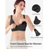 OXYIBRAS Front Closure Wireless Bras for Women Comfortable Support Padded