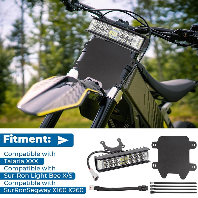 AUTOVIC For Talaria XXX Dirt Bike Front Light Bar Compatible