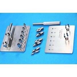 Premium German Keyes Dermal Punch Set of 6pcs 2mm to 7mm Dermatology Surgical Instruments CYNAMED