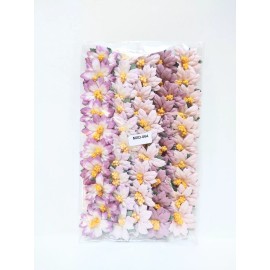 Promlee Flowers 50 Poinsettias, Purple Mix Paper Poinsettias, Christmas Flowers,  #MXD-064