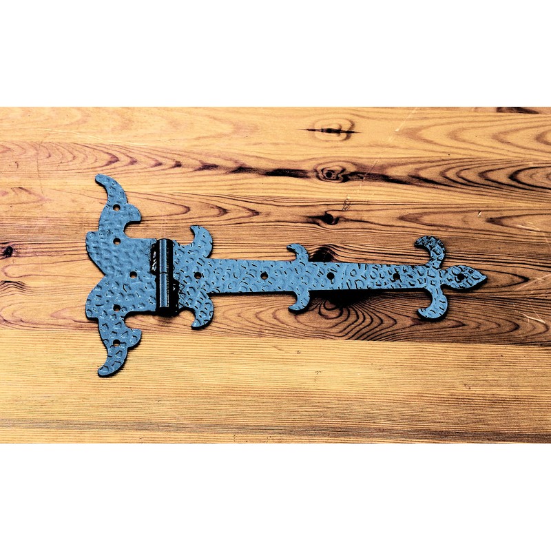 UHRIG Shutter Hinge 34 cm Long, DIN Left, Wrought Iron
