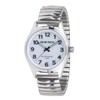 Clefer SM-AM169-WTS Men's Wristwatch, Solar, Waterproof, Metal Band, Silver, Wristwatch,