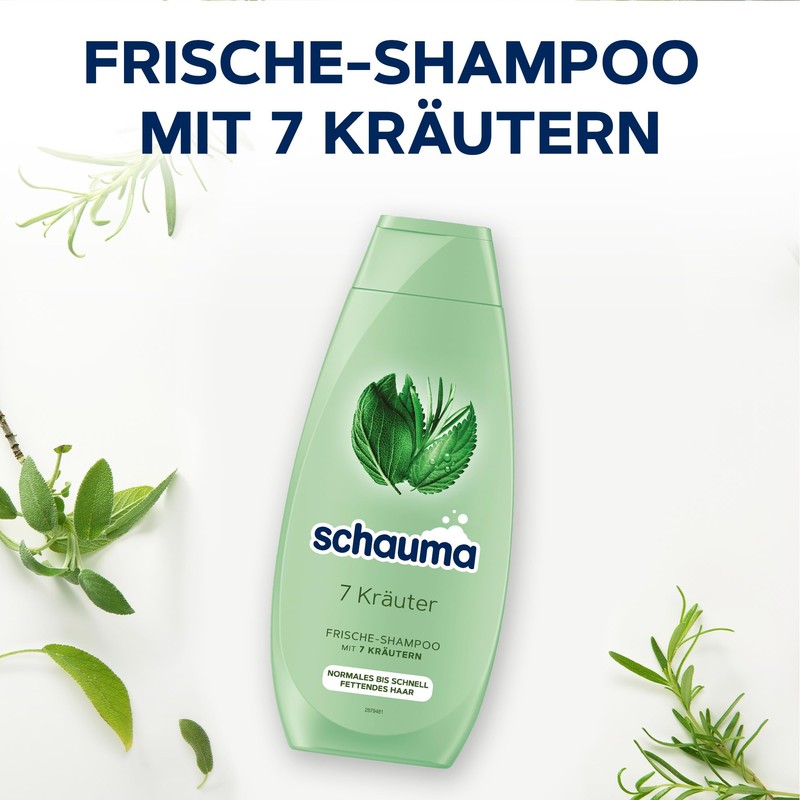 SCHAUMA Shampoo 2 x 400 ml 7 Herbs