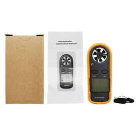 Digital Anemometer Backlit Quick Response Mini Portable Wind Speed Meter English Version