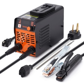 VEVOR Stick Welder, 160Amp 2 in 1 ARC/Lift Tig Welder Machine 110/220V with Hot Start Arc Force Anti-Stick