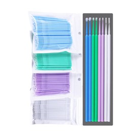 ICSTM Touch Up Paint Brushes for Automotive Paint Chip Repair,400 Pcs Repair Paint Brushes for Car Paint Repair,Clearance Cleaning, Available in 2.5mm,2.0mm and 1.5mm (400, Multiple Colors)