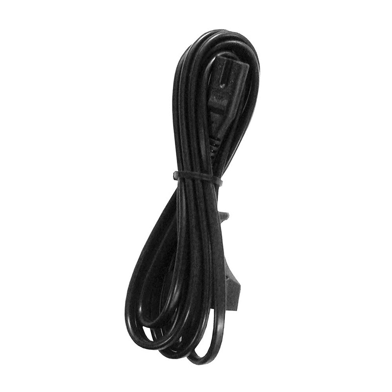 Cordon alimentation pour radio ou rasoir 2x0,75A-2P- 2,5A- 500 W