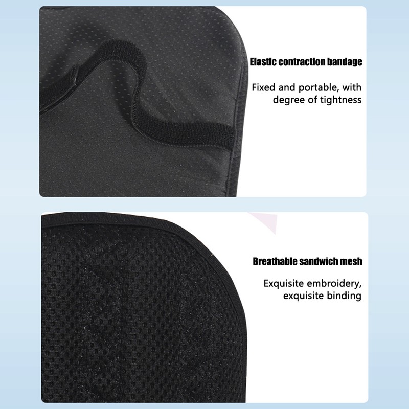 Portable Inflatable Lumbar Support Cushion Ergonomic Back Support Pillow for