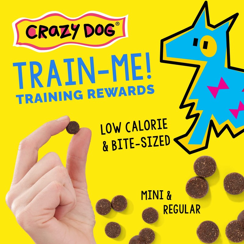 Crazy Dog Train-Me! Training Reward Mini Dog Treats