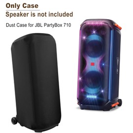 TXEsign Dust Cover Protective Case for JBL Partybox 710 Portable Party Speaker, Stretch Speaker Cover Dust Case with Elastic Band for JBL Partybox 710 Dust Sleeve