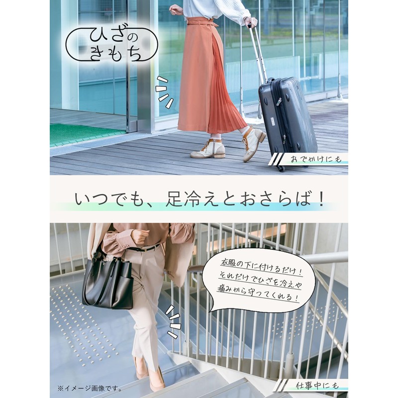 【ひざのきもち】 膝サポーター 保護 ひざ用 優しい 着圧 保温 ２枚入り 運動 ケガ予防