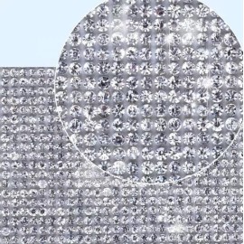 Private Label Hotfix Iron On Rhinestone Sheet-Crystal Clear-SS6 Rhinestones-Pa